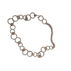 Vintage Chunky Gold Chain Metal Belt. 27 inches